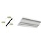 Ekena Millwork WM45 - 4 1/4"H x 3 1/4"P x 5 1/4"F x 96"L Crown Moulding, PVC WM45X96SWPV - alternate 4
